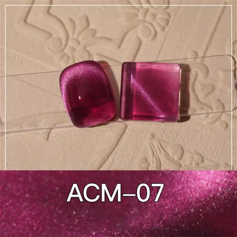 1pcs Nail Polish Gel Popular Transparent Color Cat Eye Under Different Angles With Colorful Light Spots Dazzling Effect TSLM1 |