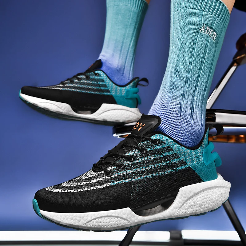 New Cushioning Running Shoes Men Breathable Mesh Sneakers Outdoors Mens Athletic Sport Jogging Shoes Zapatillas Hombre Deportiva