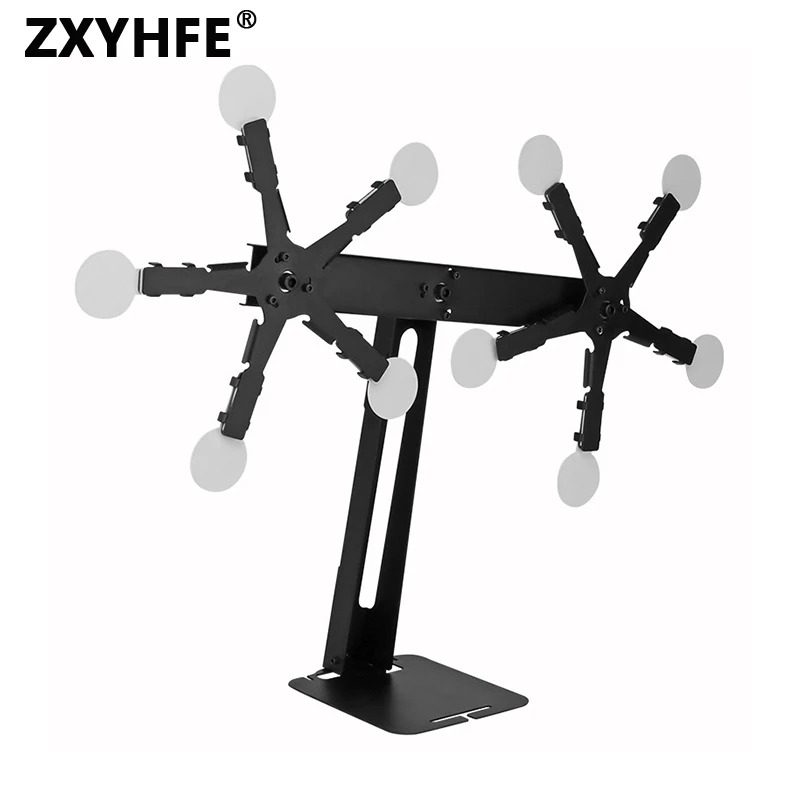 

ZXYHFE Tactical Double Rotating Shooting Target Training Airsoft Wargame Paintball Acessories Outdoor Hunting Sports Equipment