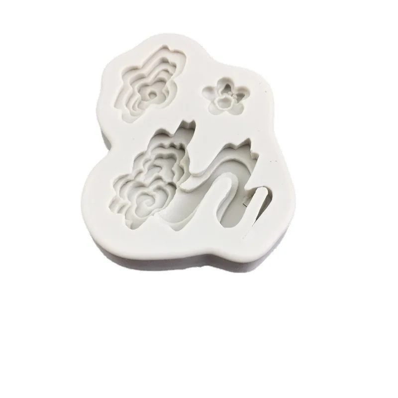 

Fondant Molds Chocolate Mold DIY Cake Decorating Tool Flower & Cloud Shaped M68E