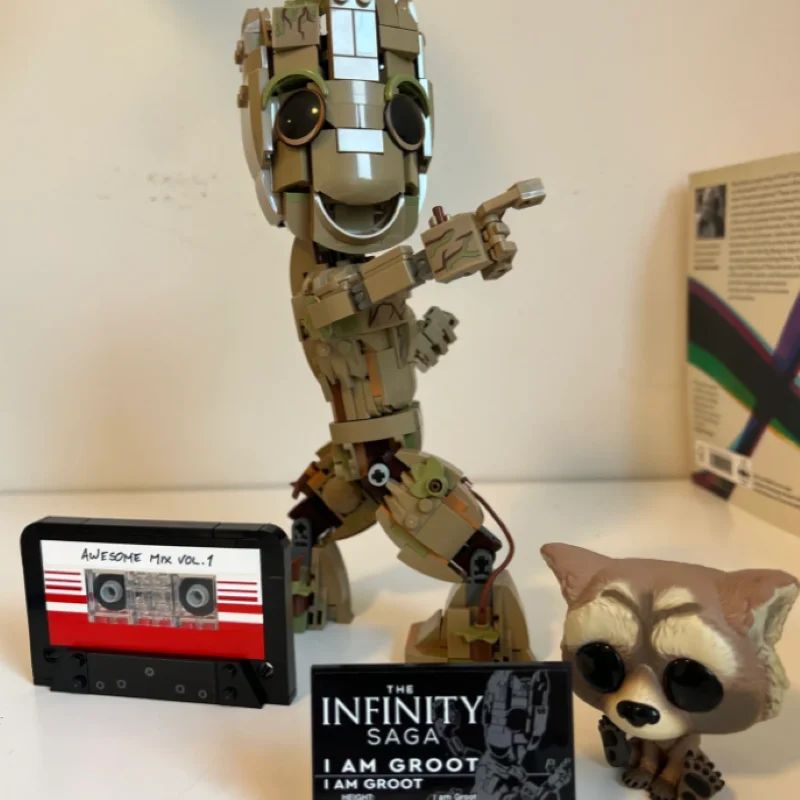 Детский конструктор Я груотс совместимый с розой 76217