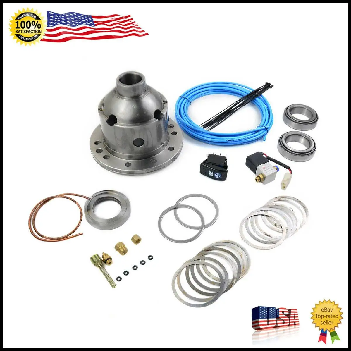 

AP01 Air Locking Differential Kit For Jeep Wrangler Cherokee Dana 30 27 Spl 3.73 + 2.0L 5.7L 3.6L 3.7L 3.8L 6.1L 3.0L 2.4L 4.0L