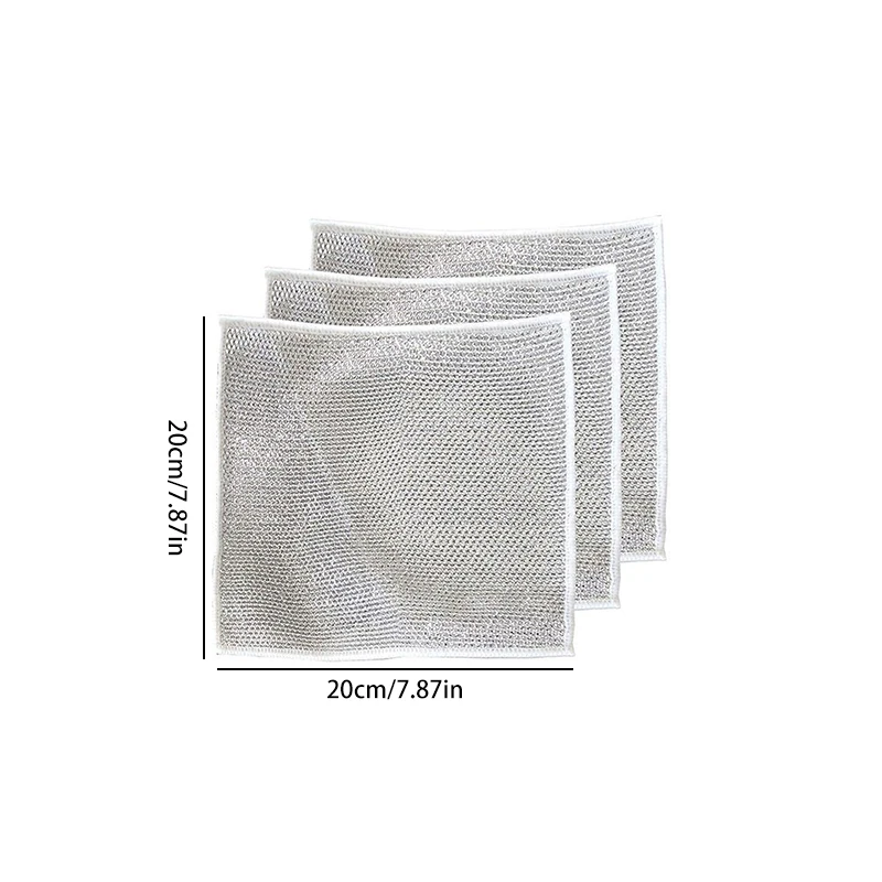 Одноцелевое Кухонное Полотенце Из Проволочной Ткани Для Мытья Посуды Влажная И