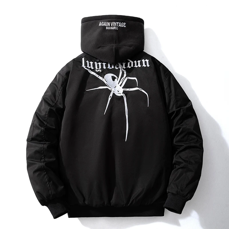 Модная мужская куртка-бомбер в стиле хип-хоп Женская бейсбольная куртка с
