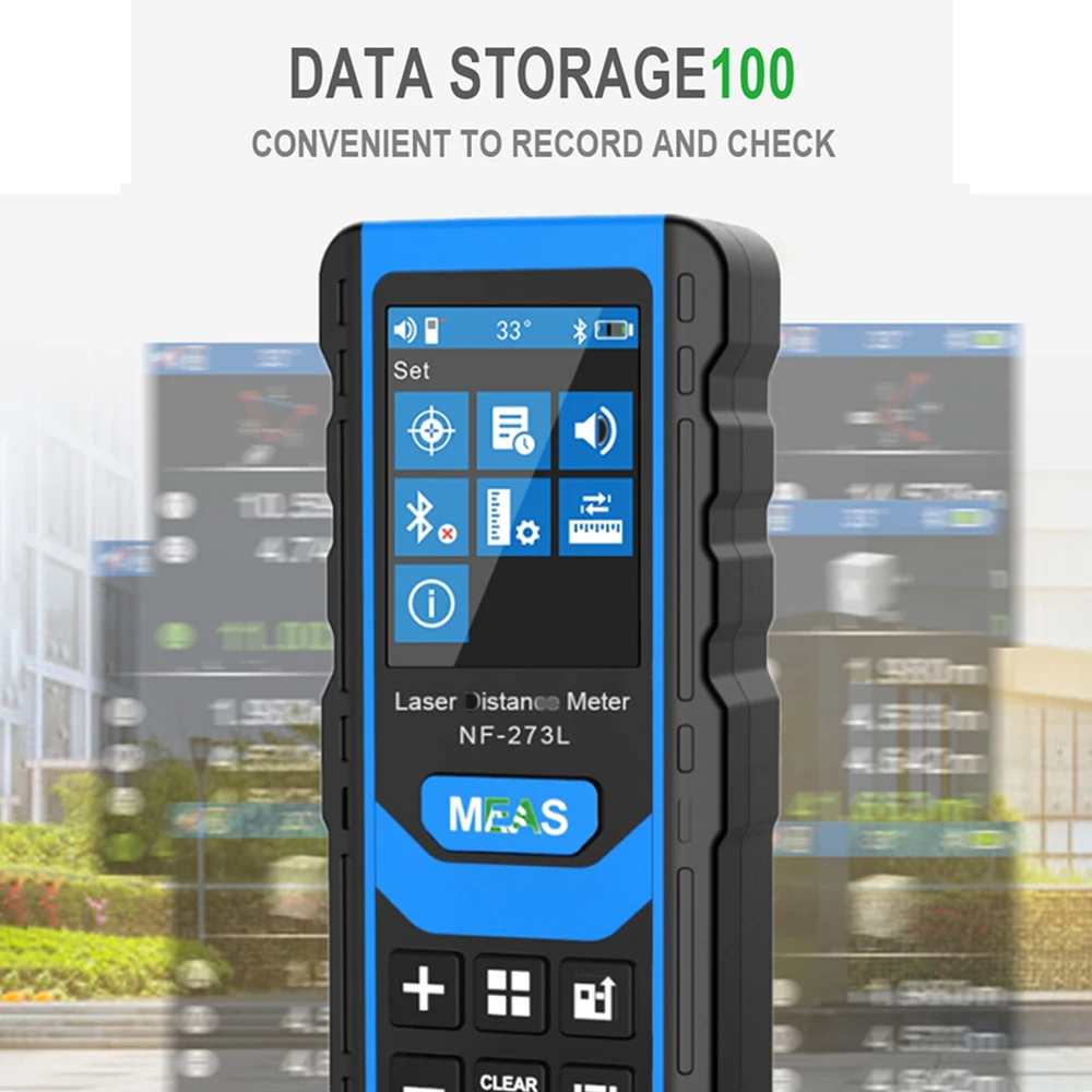 Лазерный дальномер Noyafa высокоточный лазерный профессиональный измеритель