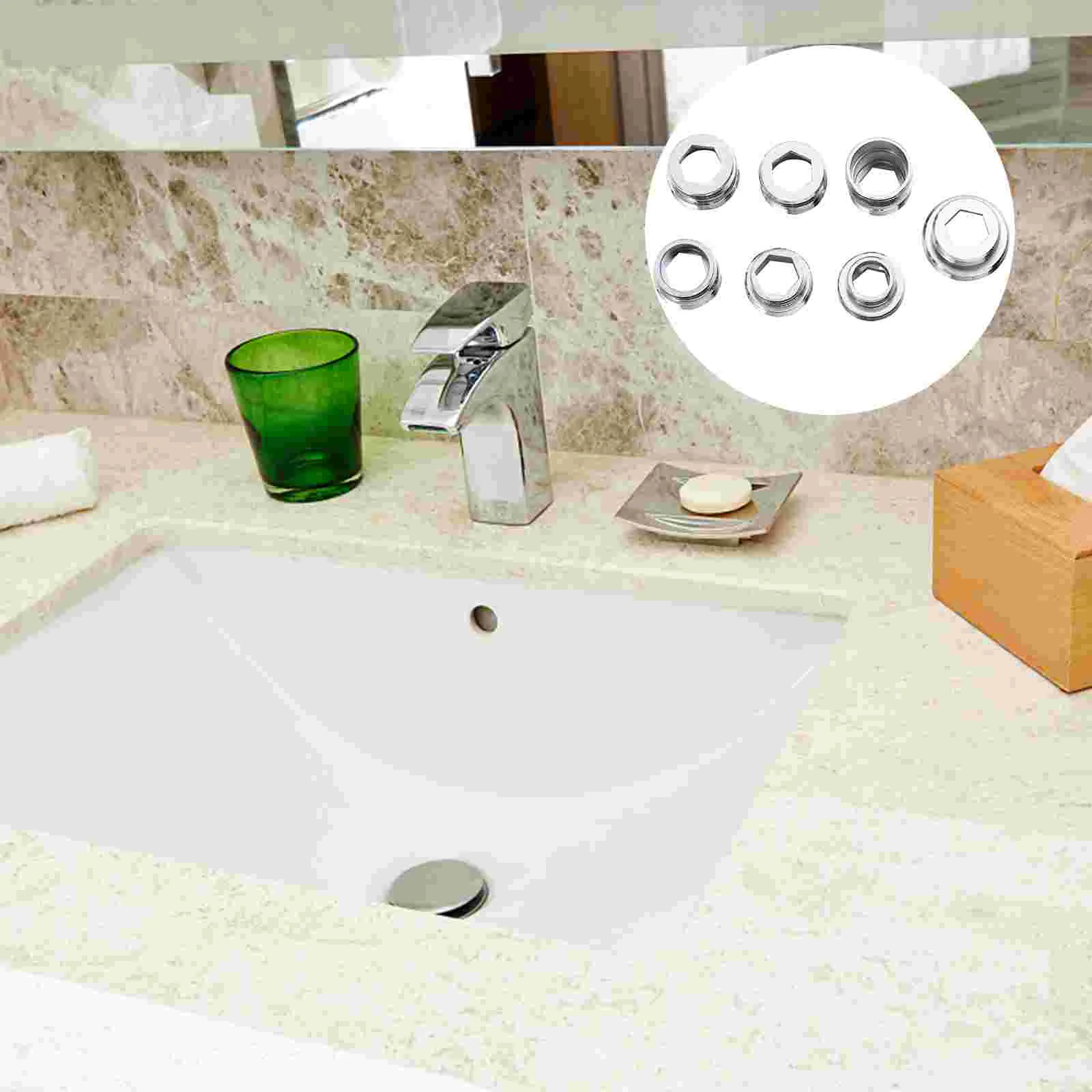 

7pcs Practical Adapter Kit Kitchen Sink Adapter Durable Adapter