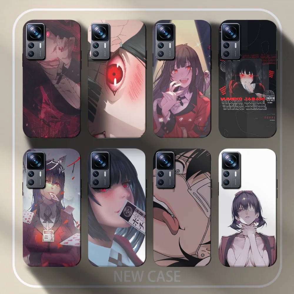 

Kakegurui Yumeko Phone Case For Xiaomi Mi X3 X4 F3 F4 GT 11 12 13 T Pro Lite Ultra Cover Funda