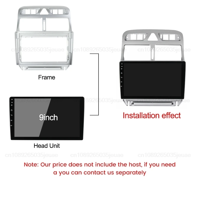 Автомобильный радиоприемник для Peugeot 307 2004 05-2013 DVD стерео рамка адаптер монтажная