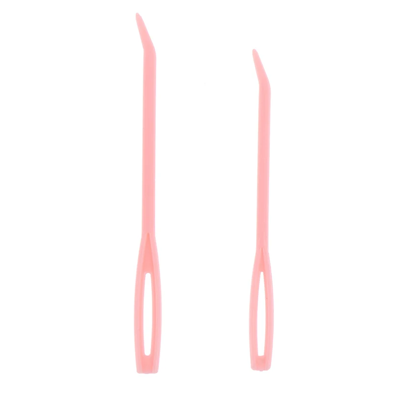 

DIY Sewing Accessories 2pcs Bent Tip Yarn Knitting Needles Big Eye Sewing Needles Tapestry Darning Needle Arts Craft