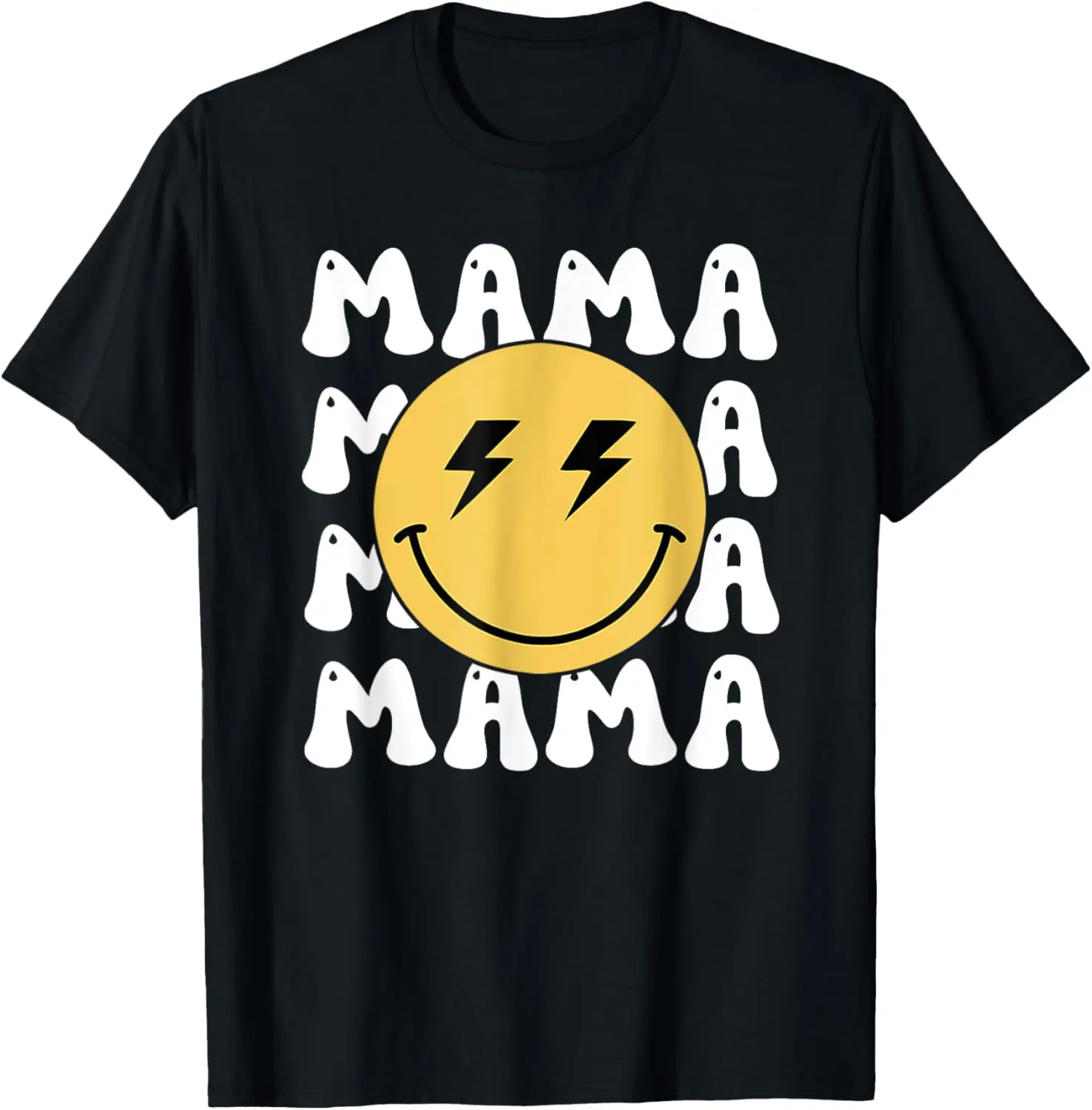 Футболка Mama One Happy Dude на тему дня рождения для всей семьи с болтовым лицом