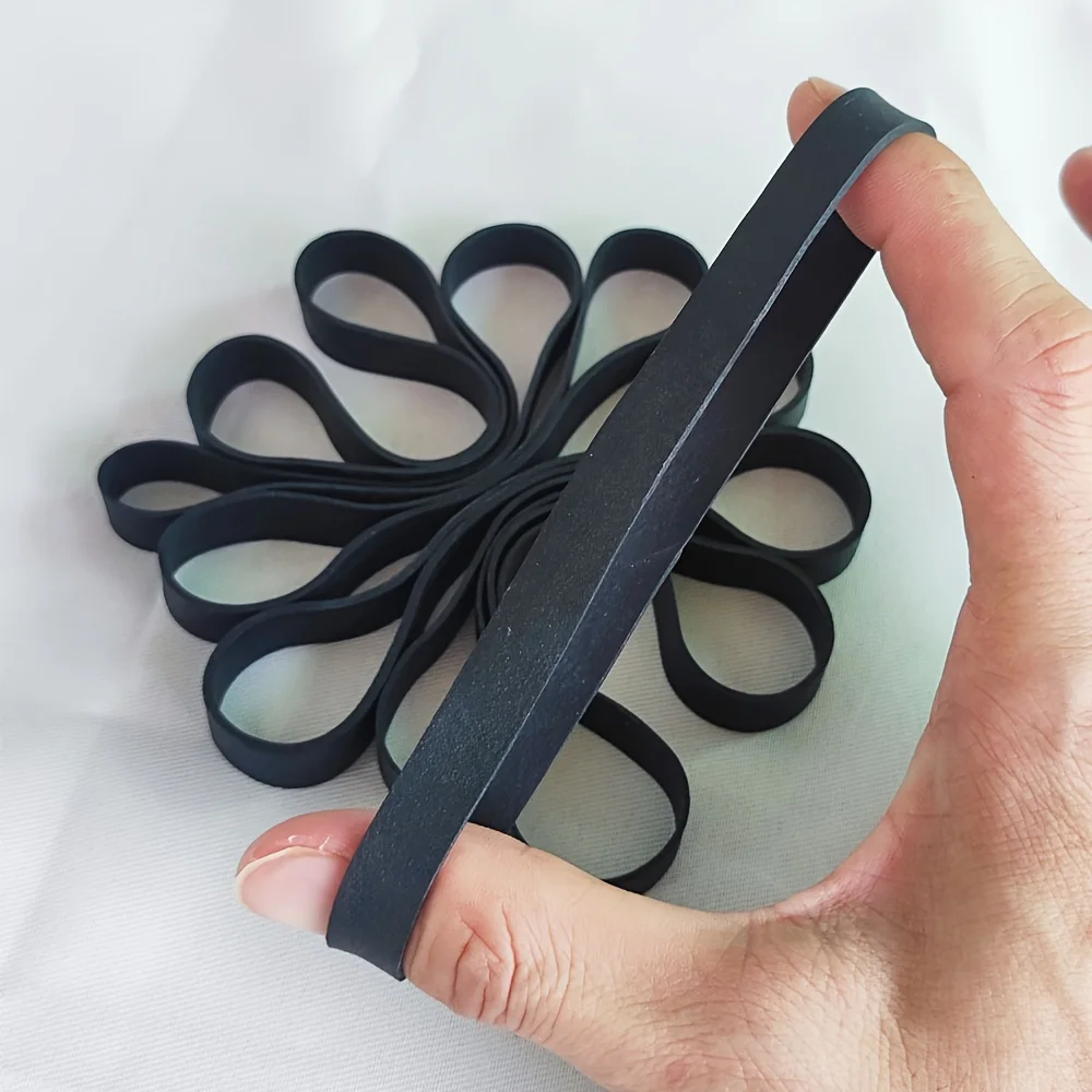 30 шт. черные эластичные ленты 150X10 мм