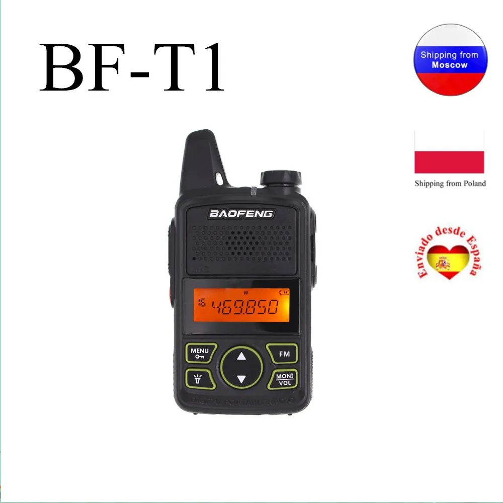 

BAOFENG T1 MINI Двухстороннее радио BF-T1 Walkie Talkie UHF 400-470 МГц 20CH Портативный Ham FM CB Радио Ручной трансивер + кабель