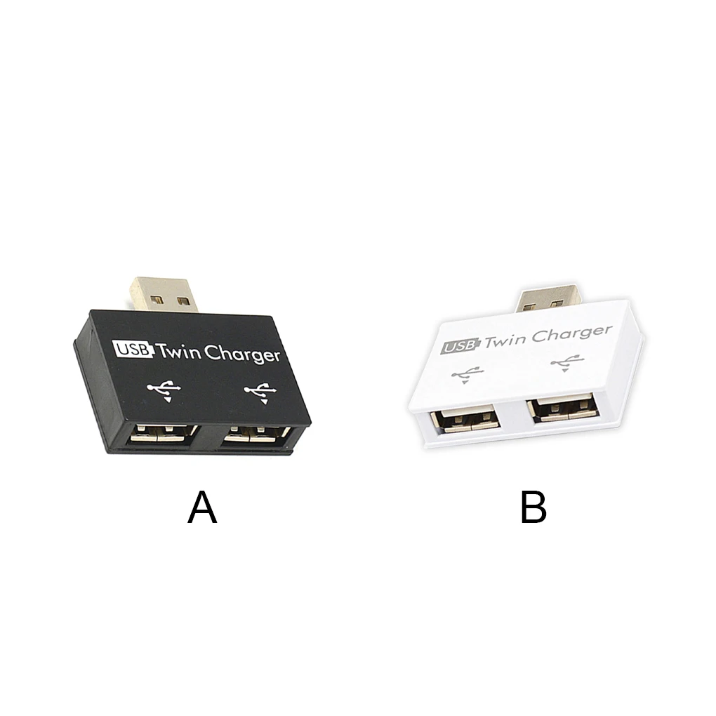 

Легкий разветвитель USB2 0, 2-портовый высокоскоростной хаб для зарядного устройства, двойной разветвитель, удлинитель провода
