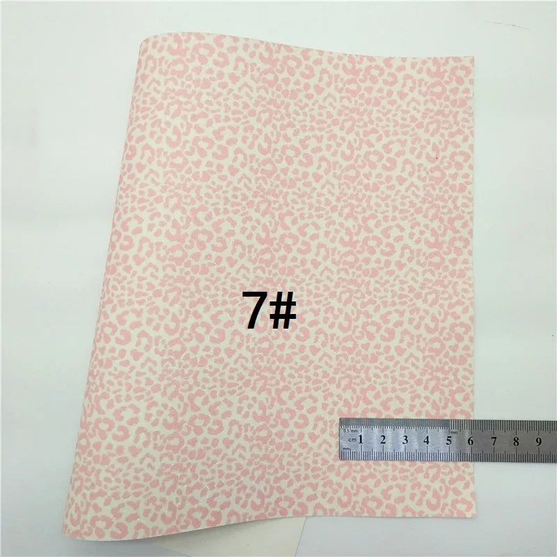 Леопардовый принт тонкая блестящая кожа искусственная ткань винил с саржевой