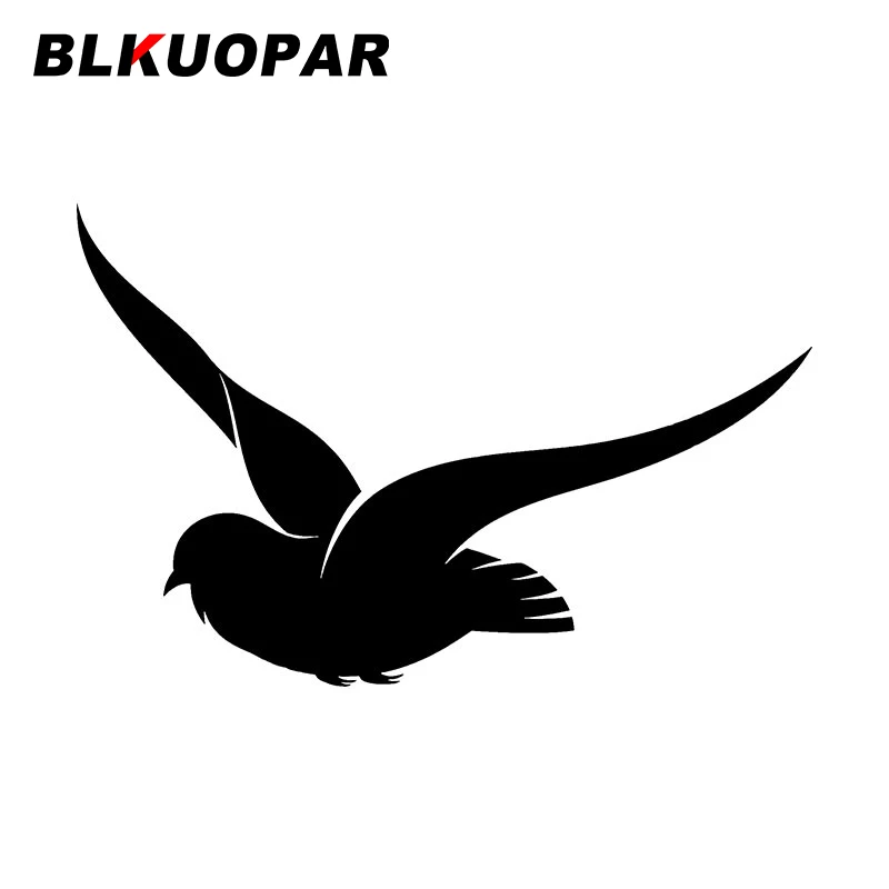 

BLKUOPAR Летающий мир силуэт голубей автомобильные наклейки аниме модная графика солнцезащитные наклейки Водонепроницаемая этикетка для скейтборда автомобиля