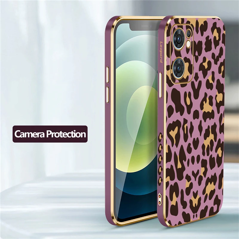 Модный чехол для телефона с леопардовым принтом OPPO Find X5 X3 Lite X2 NEO F15 F19 F11 F17 F21 Pro