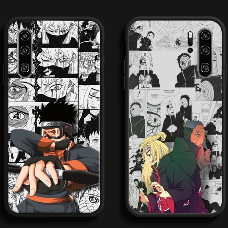 

NARUTO Bandai Phone Cases For Huawei Honor P30 P30 Pro P30 Lite Honor 8X 9 9X 9 Lite 10i 10 Lite 10X Lite Soft TPU Back Cover