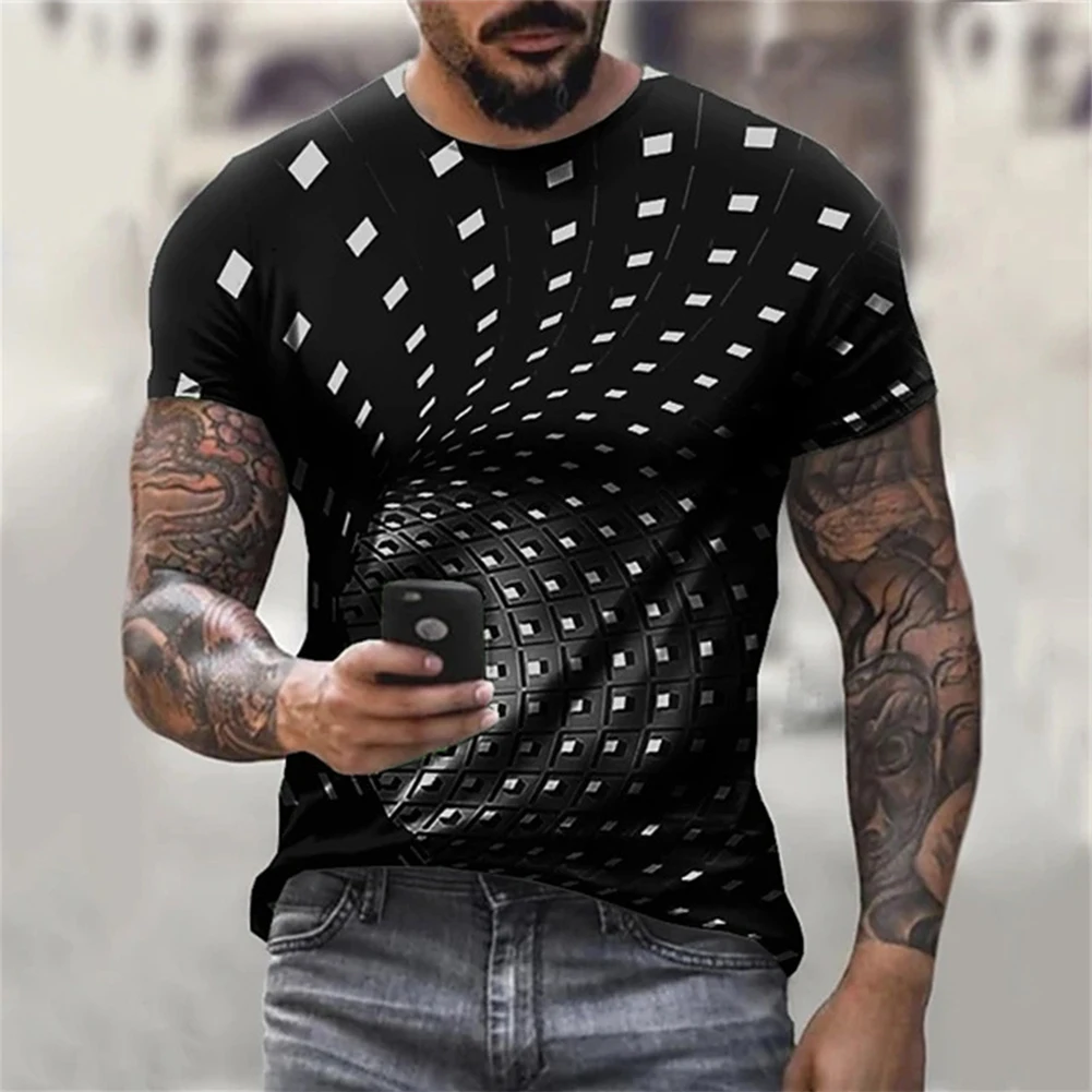

Men 3D Novelty Graphic Streetwear Casual Muscle Short Sleeve Tee T-Shirt