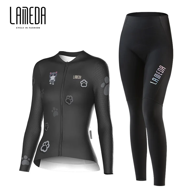

LAMEDA 23 Year New Road Bike Cycling Clothes Women's Quick Drying Long Sleeve Pants Bicycle Clothing