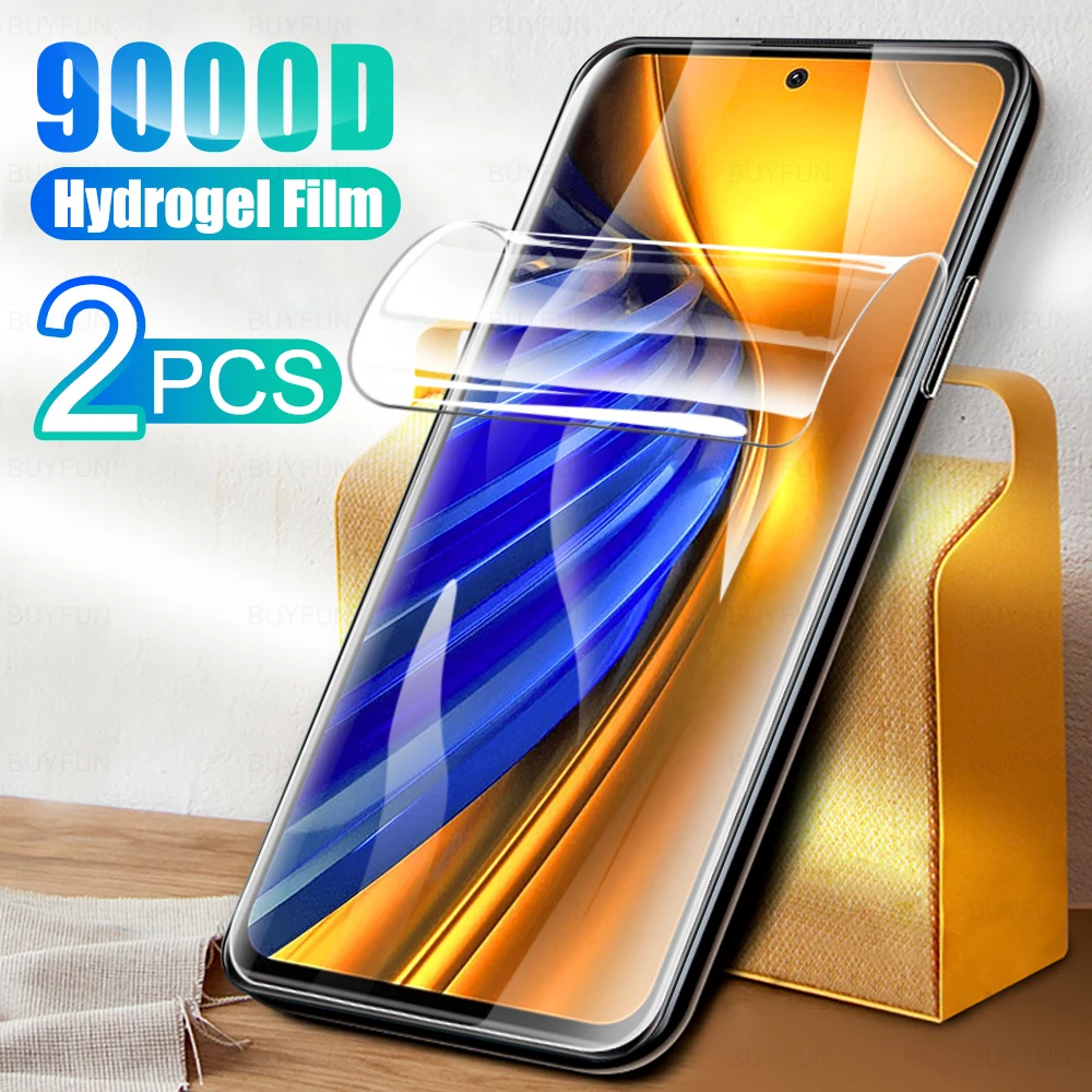 

2pcs Full Cover Screen Hydrogel Film For Xiaomi Poco F4 5G Protector Soft Film Pocophone Little F4GT F 4 GT PokoF4 GT Not Glass