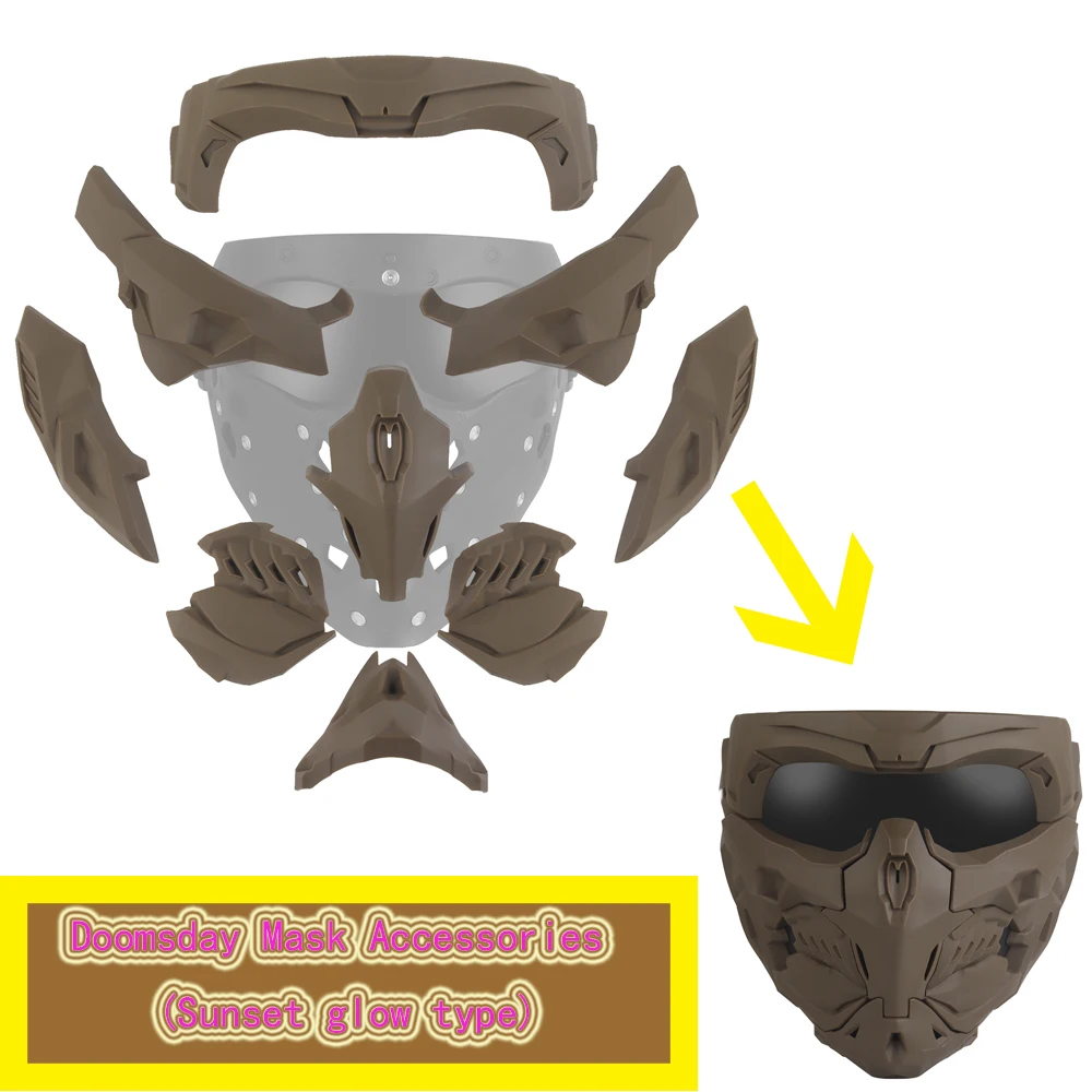 Тактический аксессуар для маски Doomsday магнитная впитывающая броня подходит