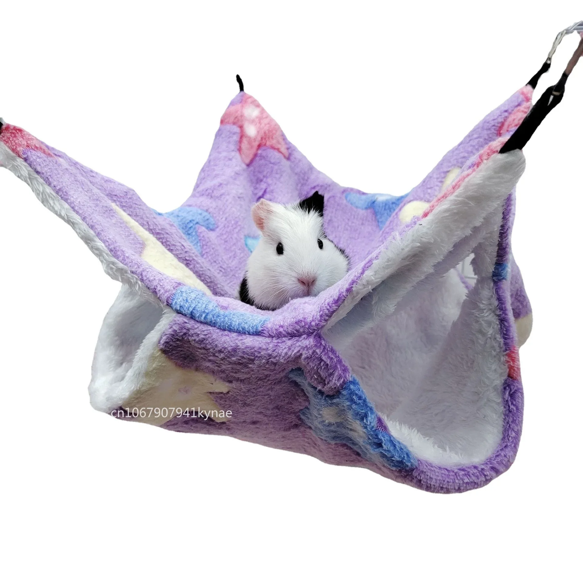 Гамак для крыс двойная толстая плюшевая теплая кровать хомяка домашнее гнездо