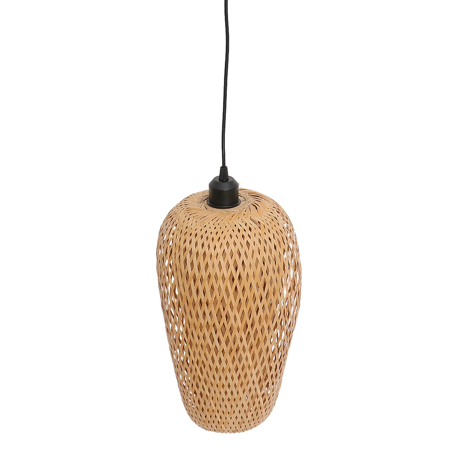 

Light Pendant Lamp Ceiling Woven Rustic Hanging Chandelier Farmhouse Led Weave Vintage Night Rattan Japanese Ball Dome Lantern