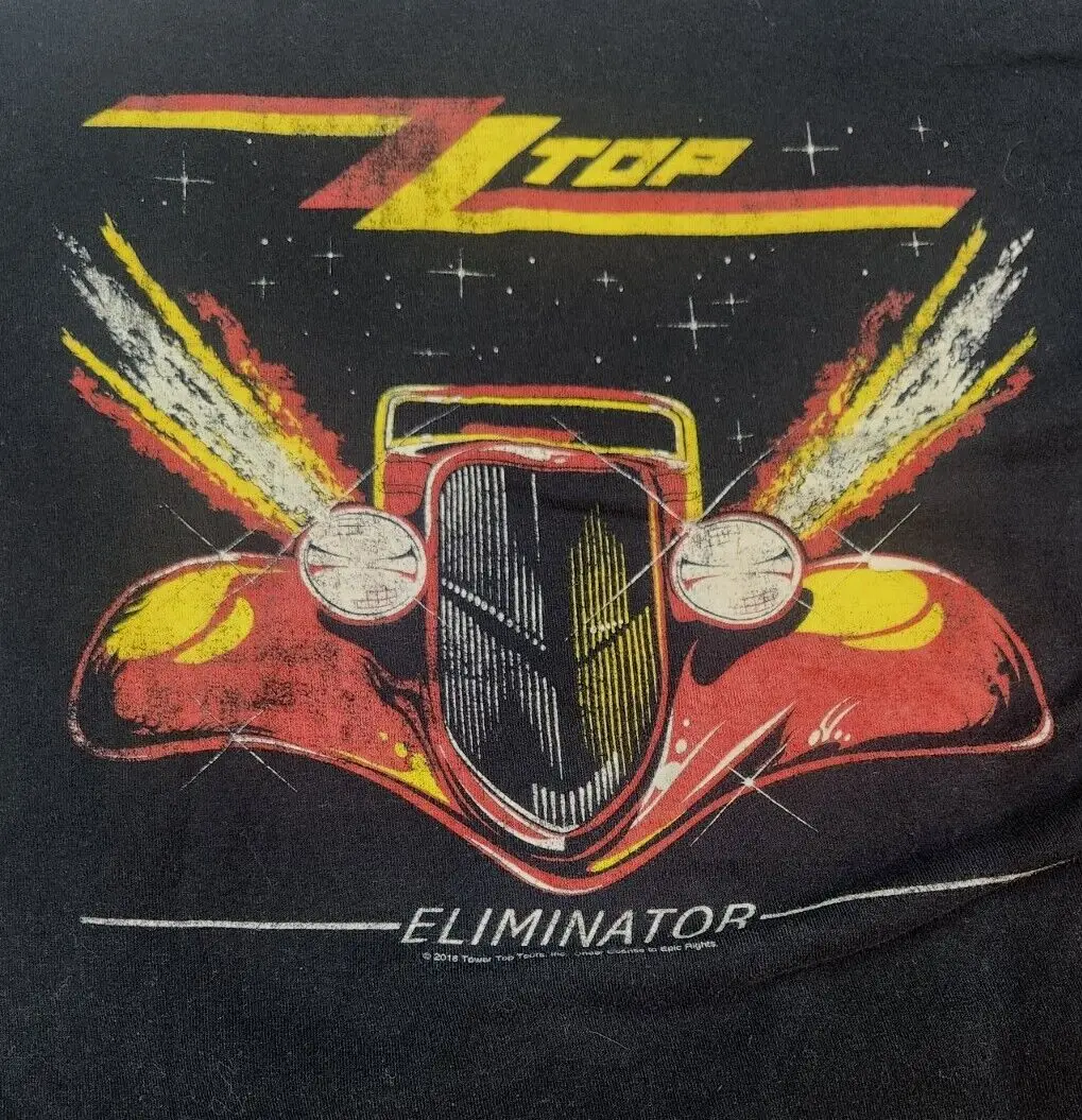ZZ Top-Eliminator-2016 черная рубашка-Размер M