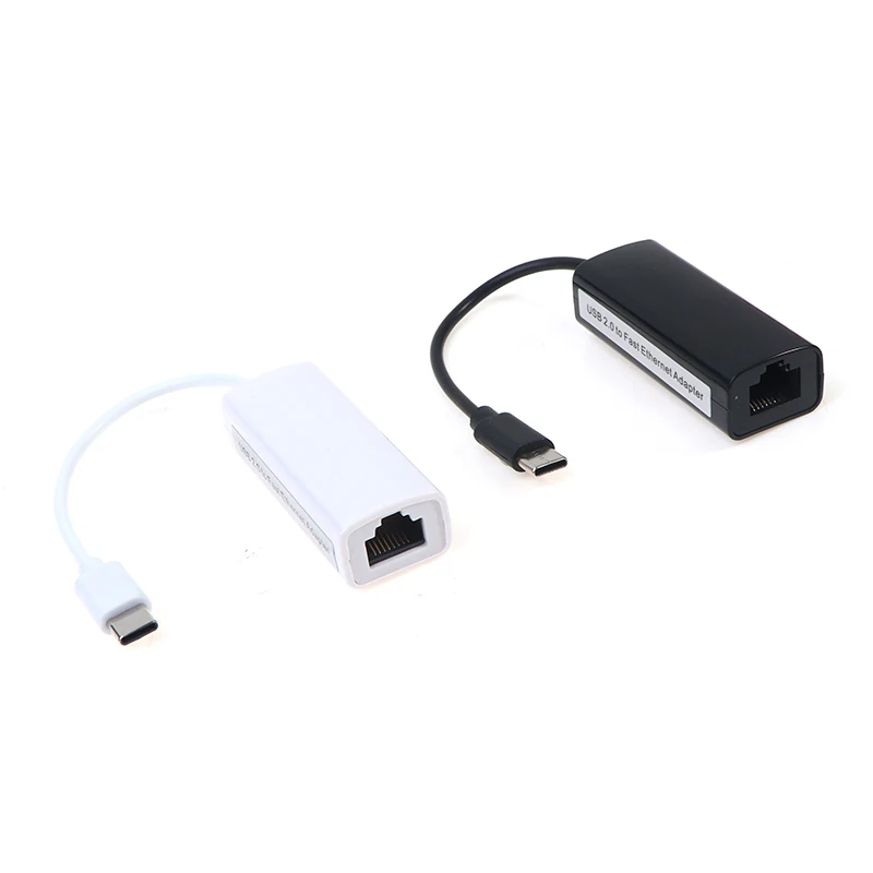 

USB Ethernet адаптер 10/100 Мбит/с сетевая карта Rj45 Тип c USB C Lan для Macbook Windows проводной Интернет-кабель