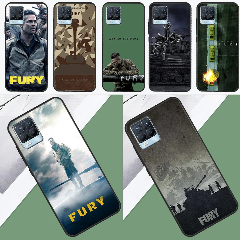 Чехол с надписью Fury для Realme 10 9 11 Pro Plus GT Neo 5 2T 3T C11 C15 C21Y C25s C30 C31 C33 C35 C55