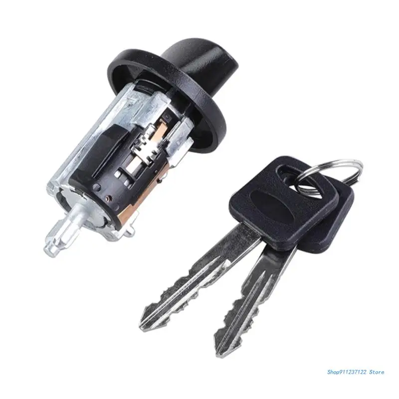 

Universal Car Ignition Switch OffIgnition Lock Cylinder Repair Kit With 2 Keys Suitable for F85Z11582AA Replacement