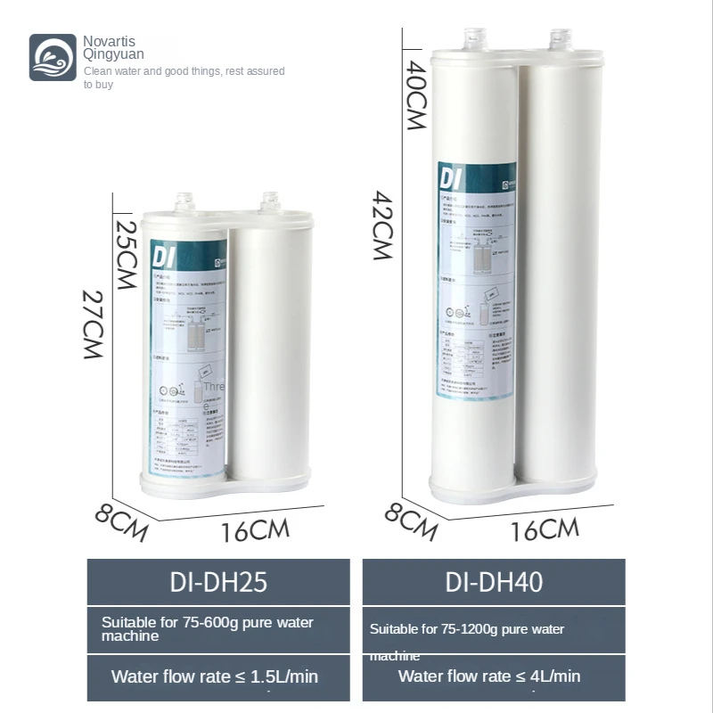 

Картридж для фильтра для воды, смола для аквариума SPS, ультратонкий фильтр для воды уменьшает TDS до 0