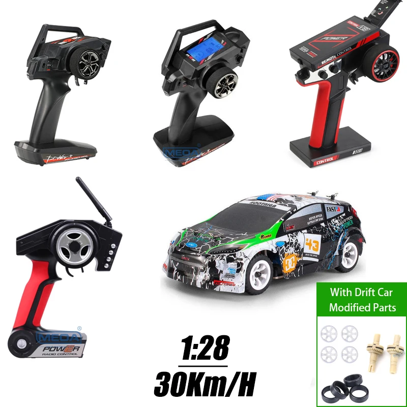 WLtoys 1/28 K989 полноприводный автомобиль 30 км/ч Противомоскитный гоночный Радиоуправляемый с V1/V2/LCD/V8 Многофункциональный ограничитель скорости дистанционное управление
