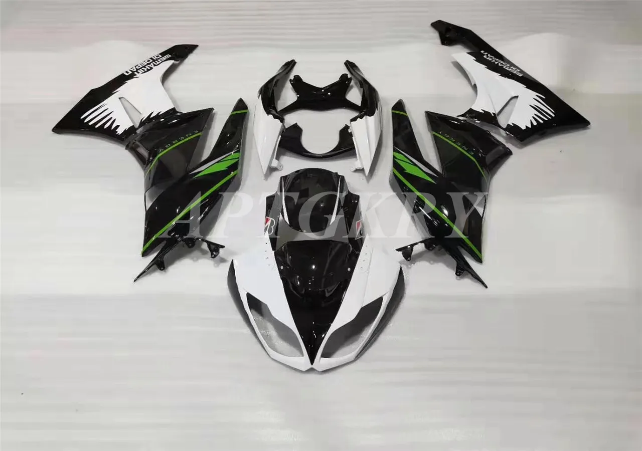 

New ABS Motorcycle Fairing kit Fit For Kawasaki Ninja ZX6R 636 ZX-6R 2009 2010 2011 2012 09 10 11 12 Bodywork Set White Black