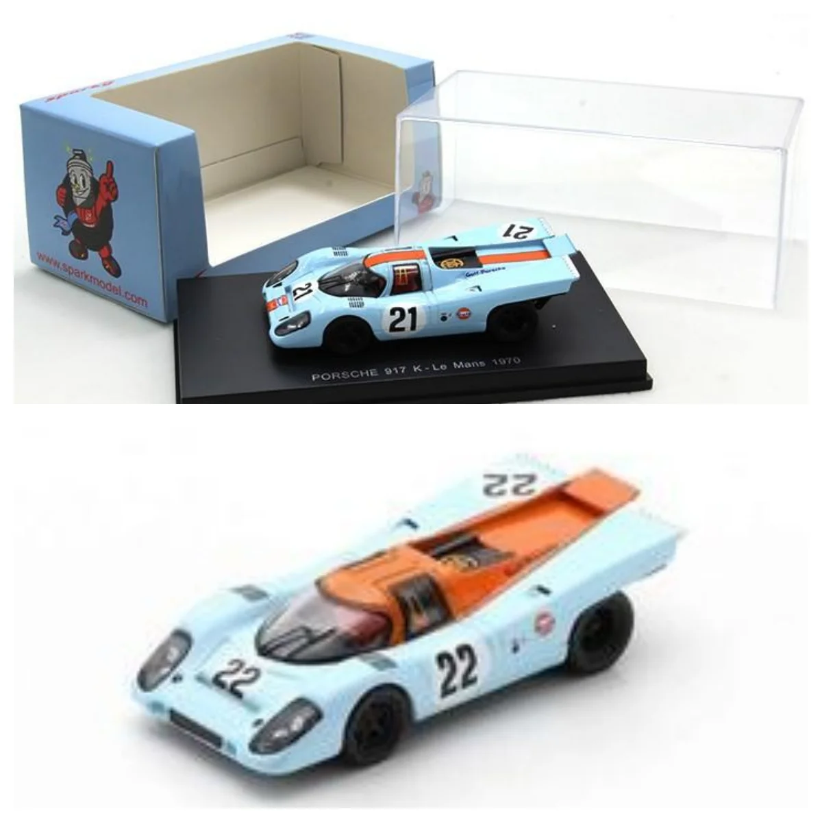 

Коллекционная модель автомобиля «The Mans 1/64» Spark 917 1970, лимитированная коллекция автомобилей, хобби-игрушки