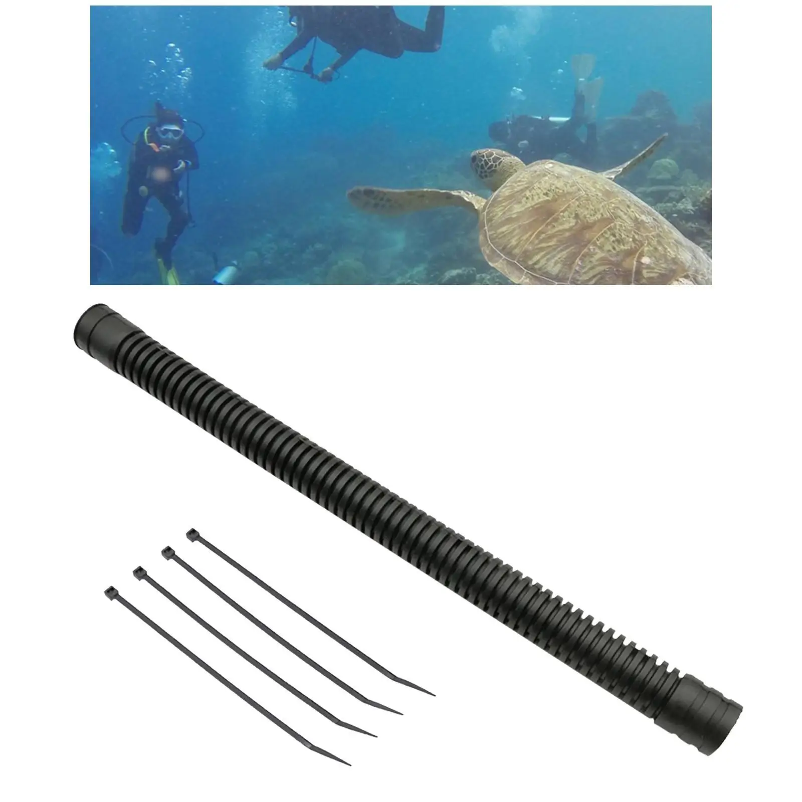 

Scuba Diving Round Corrugated Hose For Buoyancy Control Device Various Specifications Fit Jacket BCD Wing Sidemount BC