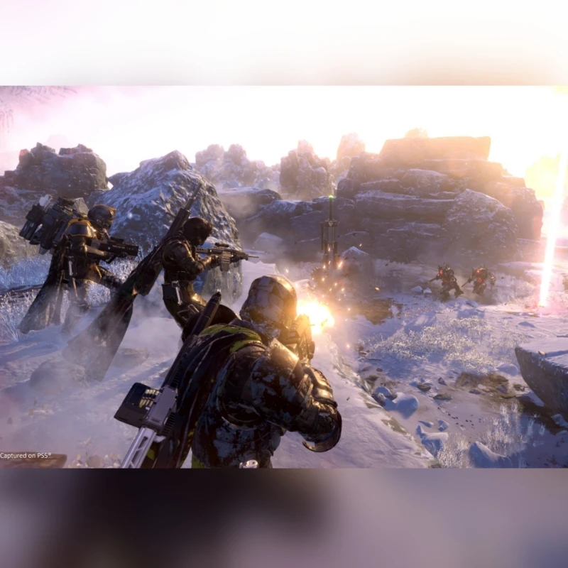 Sony Playstation 4 PS4 бывшая в употреблении игровой компакт-диск Helldivers официальный
