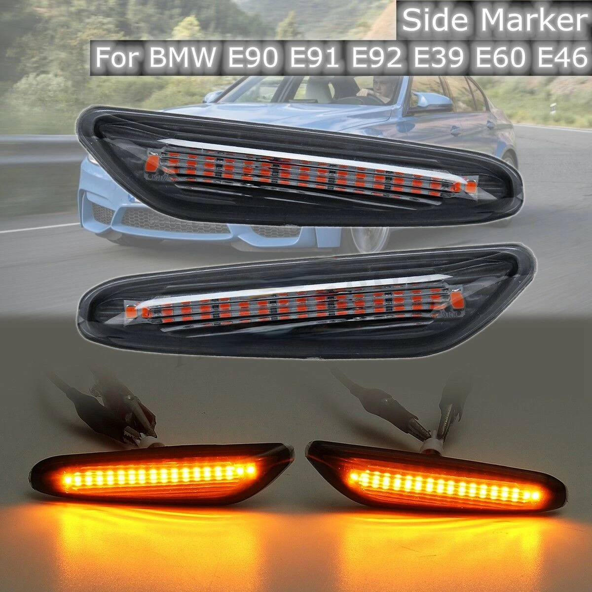 

Для BMW E82e88 E60 E90 E91 E92 общий светодиодный рулевой фонарь