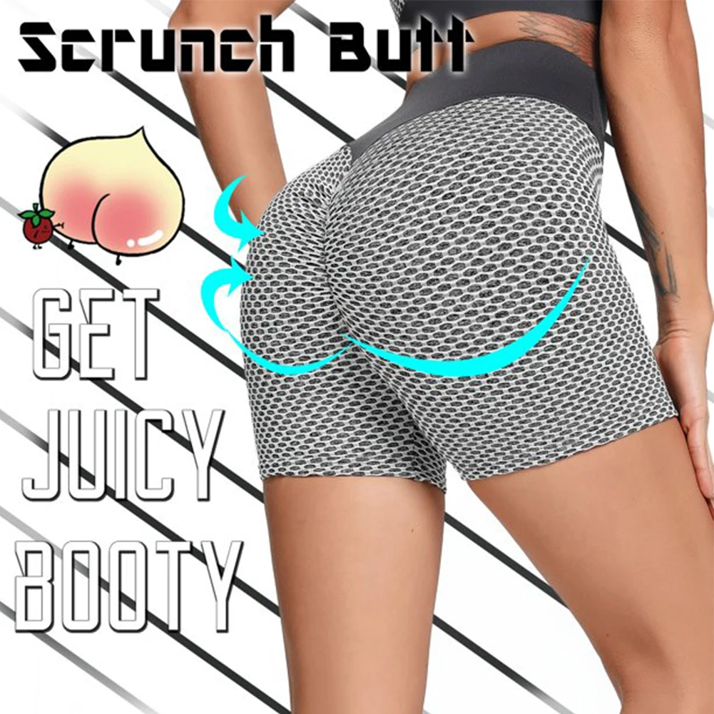 Женские шорты для йоги подтягивающие ягодицы тонкие спортивные леггинсы