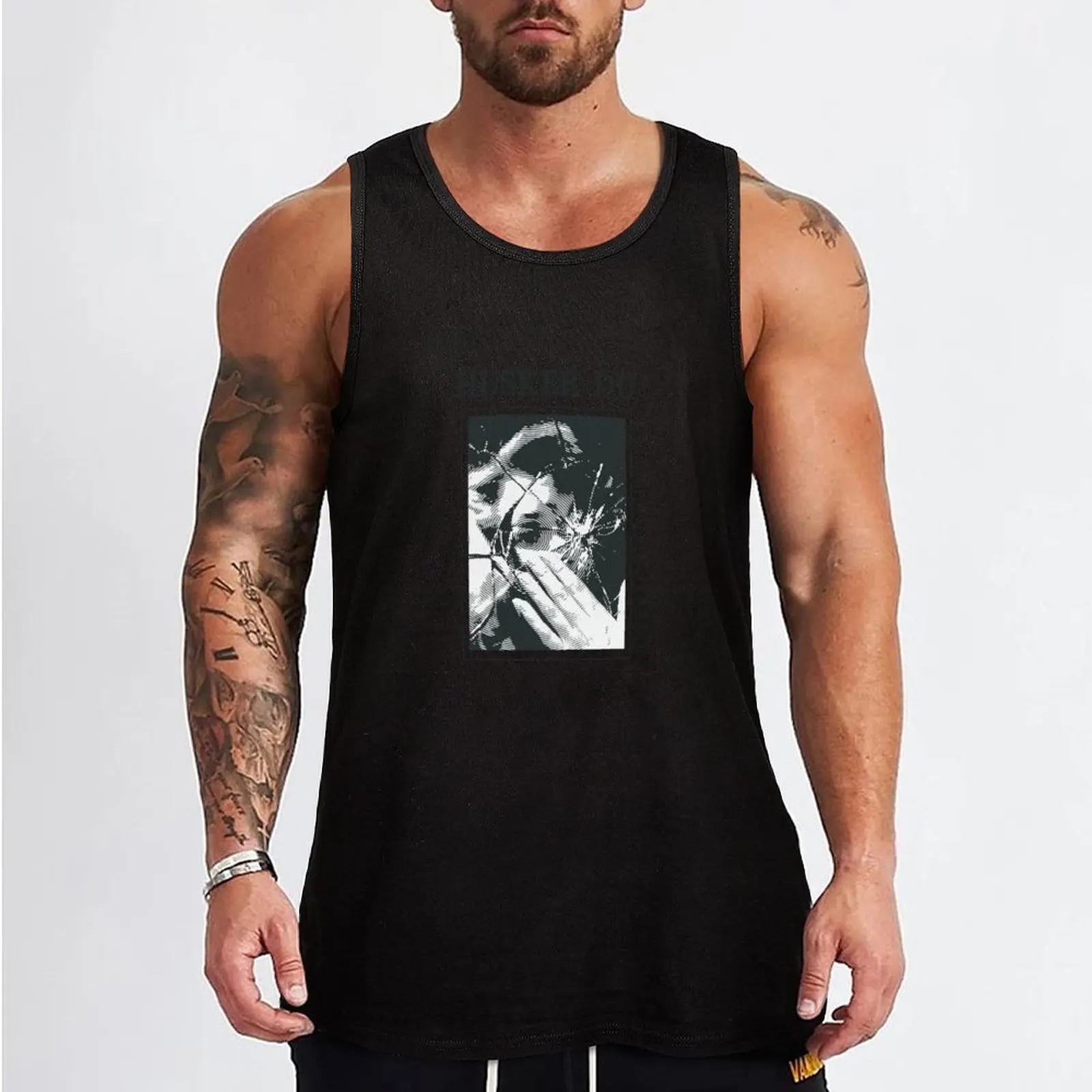 Фото Hüsker Dü - Broken - Tribute Artwork Essential Tank Top, спортивная майка для тренировок, дышащая майка без рукавов №2
