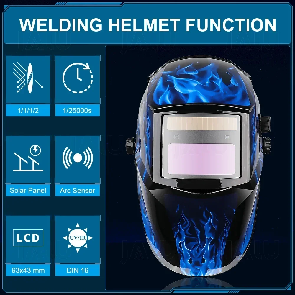 Фото Сварочный шлем Защитная тушь для ресниц Soldar 1112 Gafas Para Soldar Autom Россия Сварочные очки Автоматическое затемнение Маска сварщика №4