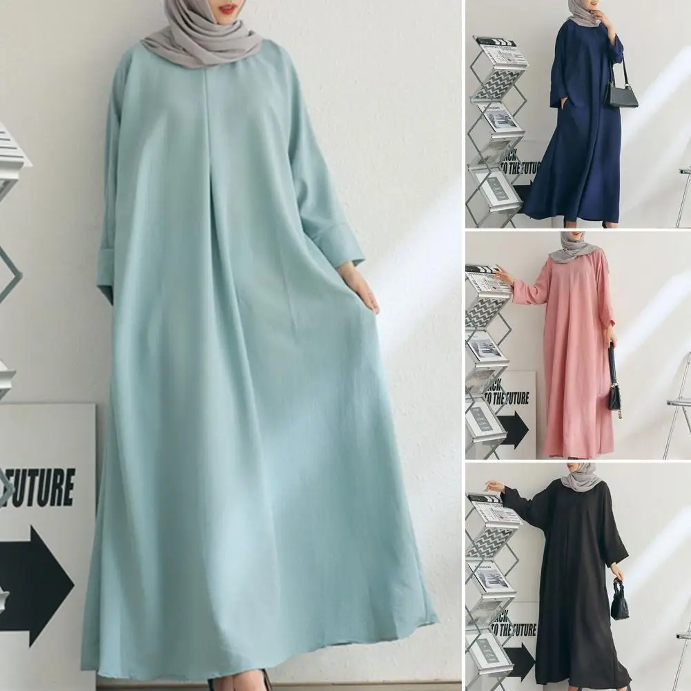 

Ankle Length Soft Traditional Large Hem Elegant Maxi Dress Festival Costume