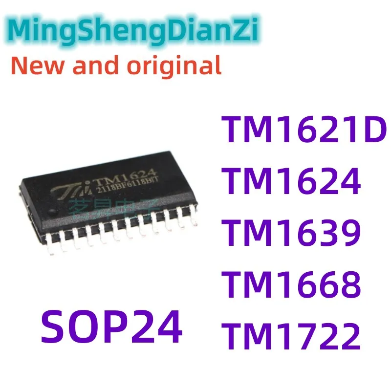10 шт. 100% новый TM1621D TM1624 TM1639 TM1668 SM1668 TM1722 SOP24 светодиодный драйвер ИС-чип на складе