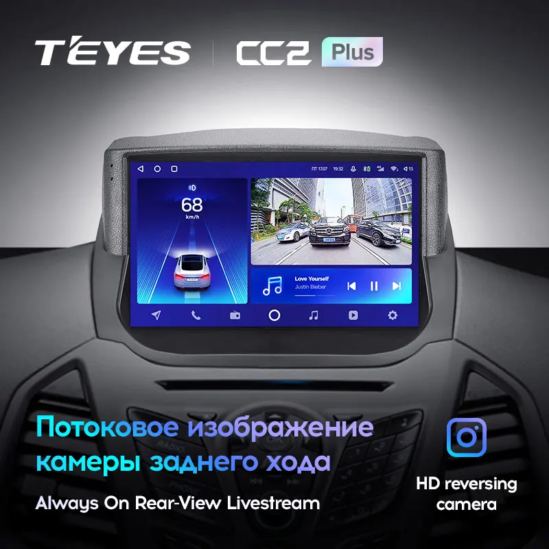 TEYES CC2L и CC2 Plus Штатная магнитола For Форд ЭкоСпорт Ford EcoSport Eco Sport 2014 - 2018 Android до 8-ЯДЕР 6