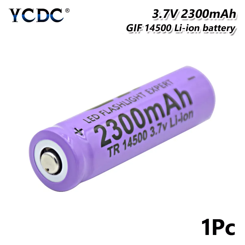 

2023New Durable High Performance ICR 14500 2300mah 3.7v Volt Rechargeable Li-ion lithium Cell 14500 Rechargeable Batteries
