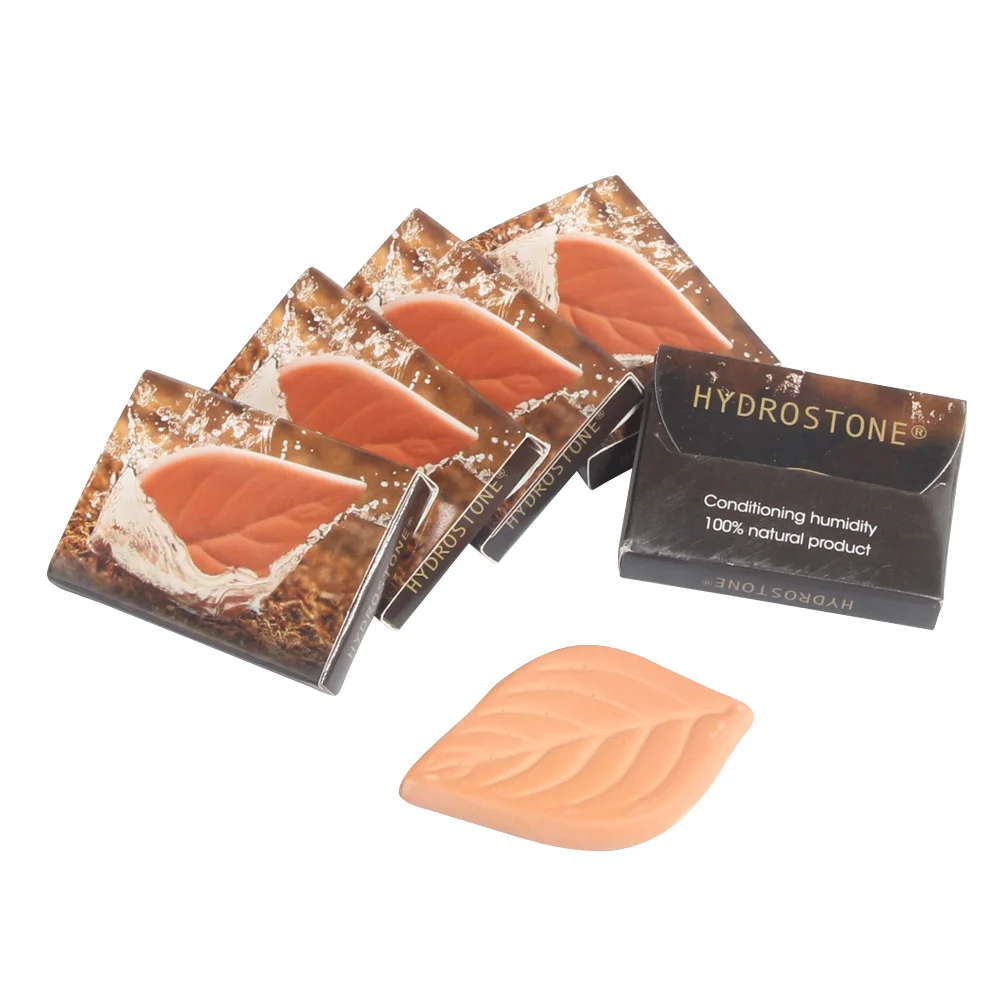 

Portable Cigar Humidor Hydrostone Clay Leaf Type Sheet Tobacco Accessories Keep Humidity Cigar Humidifier Piece