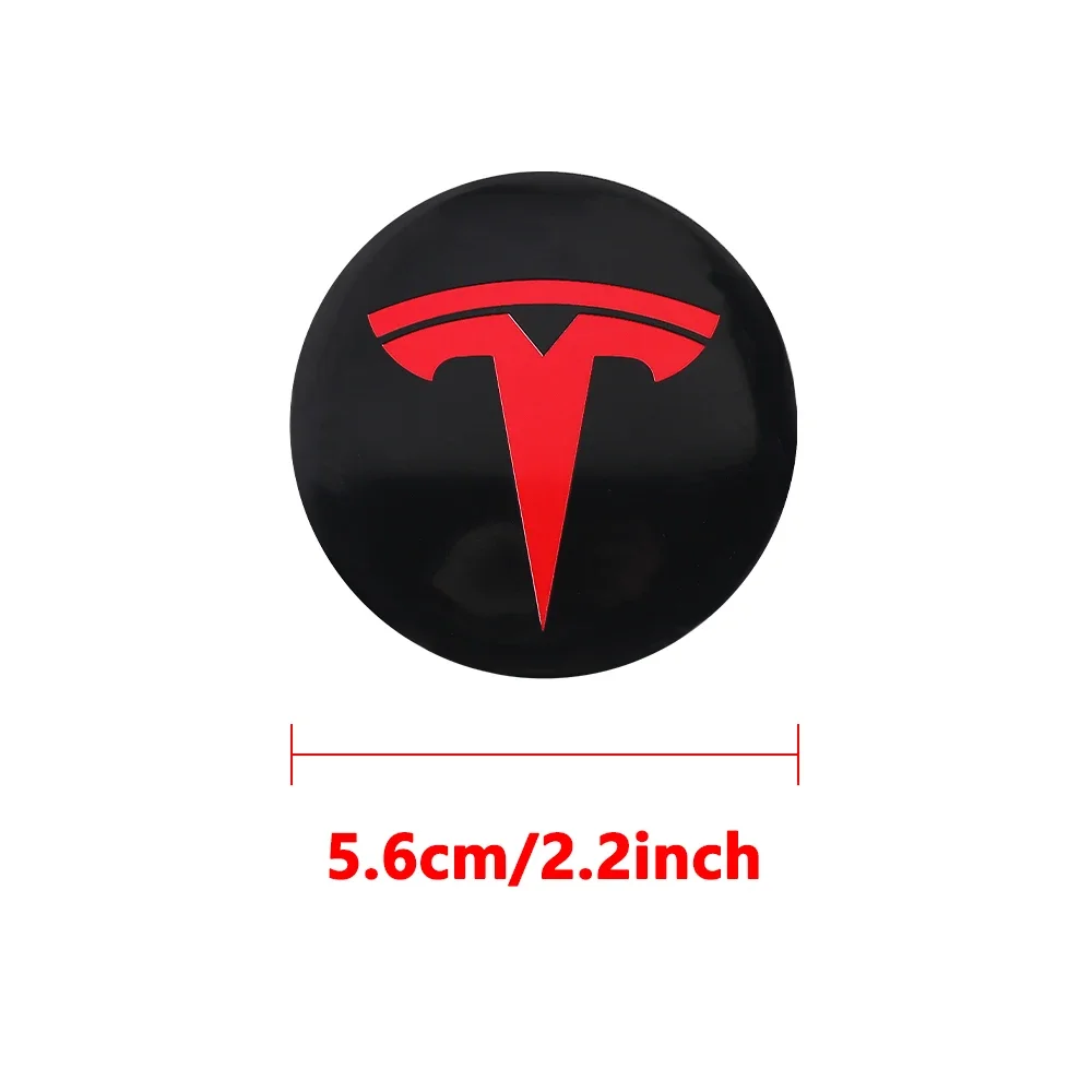 Фото Наклейки-эмблемы на центральные колпачки колес Tesla 3D для Tesla Model 3, Model S, Model X, Coil Mod, WYE, K80 №5