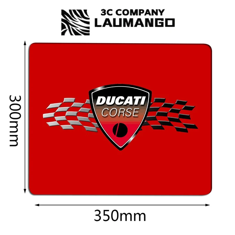 

Gaming Mouse Mat 30x35 Ducati Motorcycle Mausepad Small Computer Accessories Pc Gamer Rug Pad on the Table Deskmat Keyboard Mat