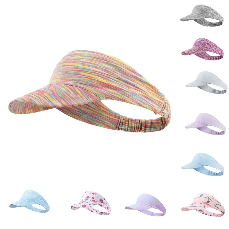 

Free Size Sun Hat Outdoor Sports Running Sunscreen Cool Breathable Sweatproof UV Male Female Headband Empty Hat