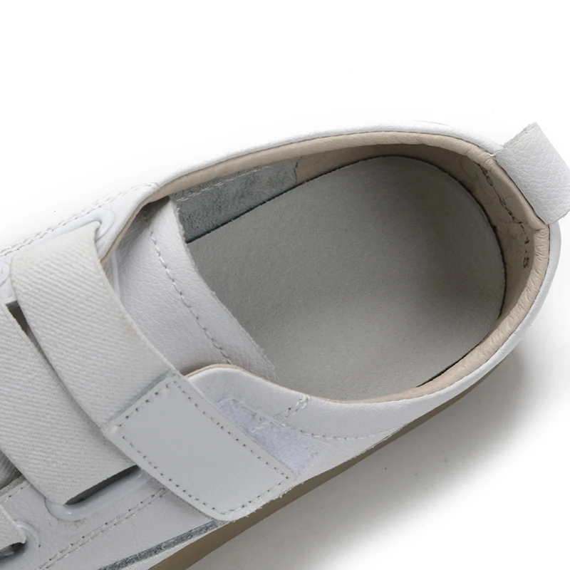 Genuine Leather Women's Casual Vulcanize Designer Cowhide Sport Walking Running Shoes Spring Summer White Lady Flats Sneakers